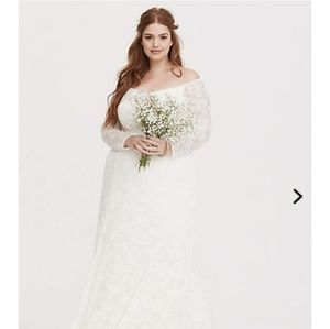 Torrid | Special Occasion White Lace Gown